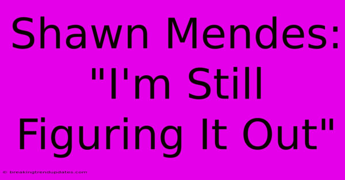 Shawn Mendes: 