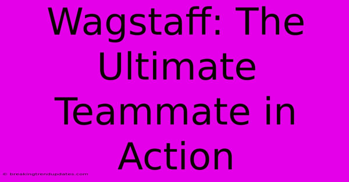 Wagstaff: The Ultimate Teammate In Action